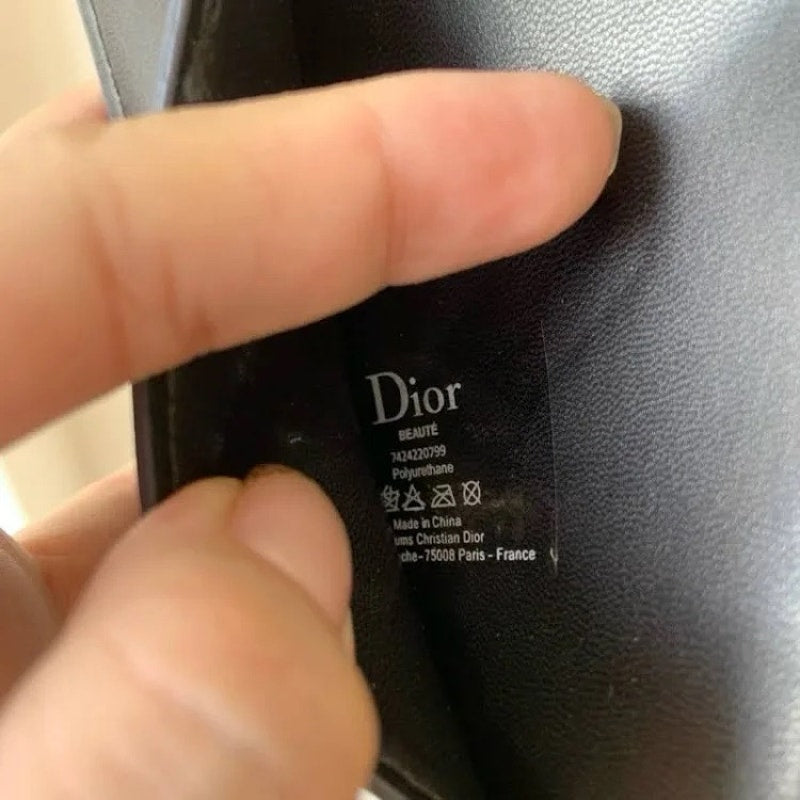 Christian Dior Parfums Navy Blue Passport Holder