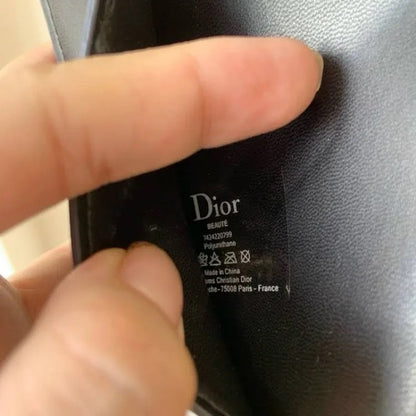 Christian Dior Parfums Navy Blue Passport Holder