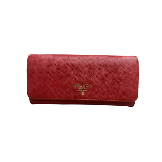 Prada large Saffiano leather wallet - Clairely Amazing