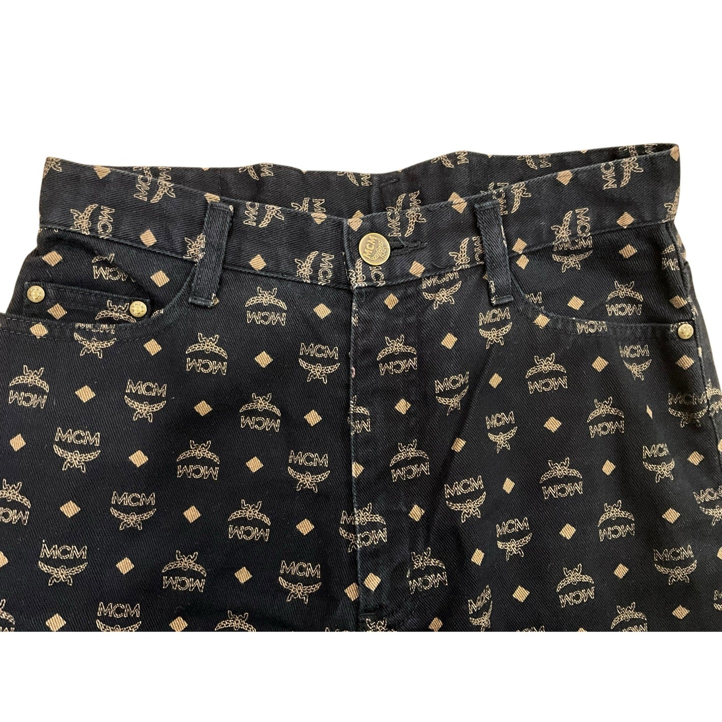 Vintage MCM Jeans Logo Monogram