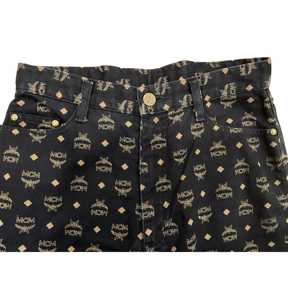 Vintage MCM Jeans Logo Monogram