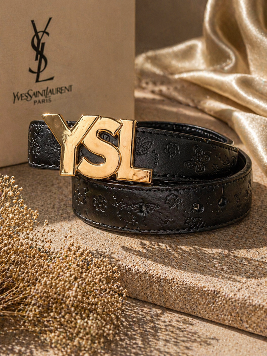 Luxe Embossed Butterfly Fashion Belt