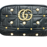 Gucci  Calfskin Matelasse Studded Small Pearly - Clairely Amazing