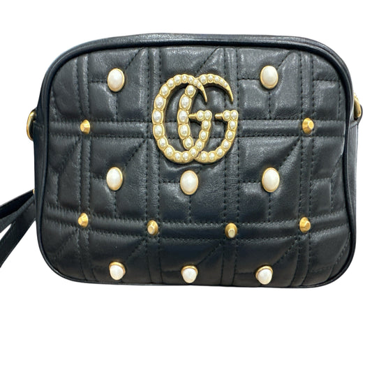 Gucci  Calfskin Matelasse Studded Small Pearly - Clairely Amazing