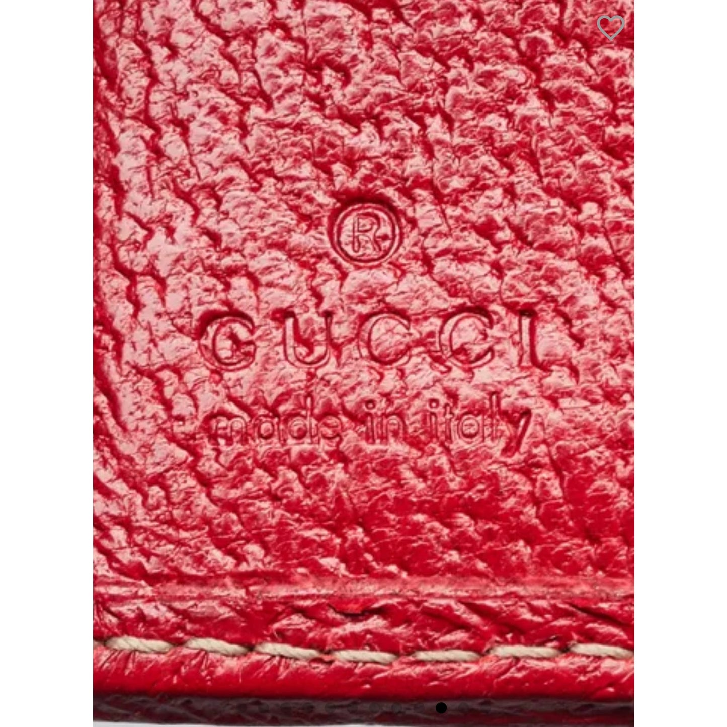 Gucci Canvas Leather Boot Wallet