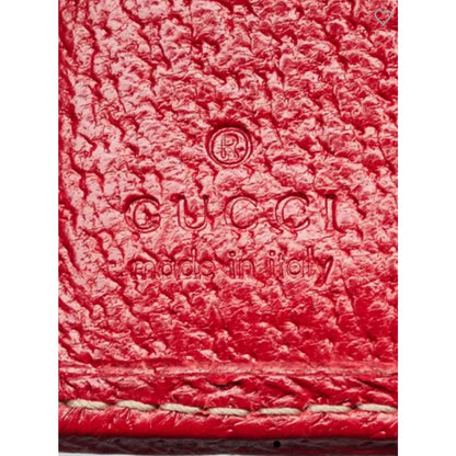Gucci Canvas Leather Boot Wallet