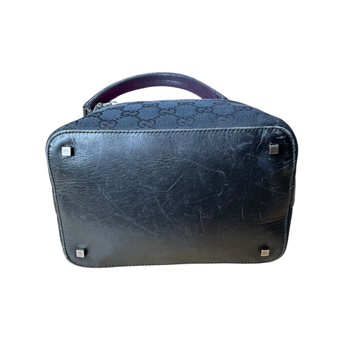 Gucci Black Canvas Handbag