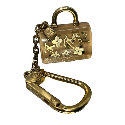 Louis Vuitton Speedy Gold Keychain