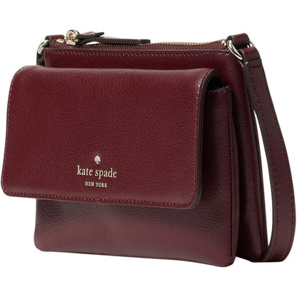 Kate Spade New York Greene Street Karlee Leather Crossbody (CHERRYWOOD)