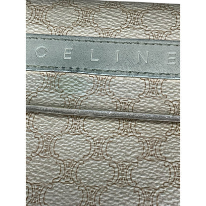 Celine Beige Macadam Tri-Fold Wallet