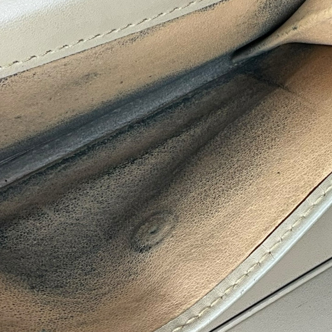 Celine Beige Macadam Tri-Fold Wallet