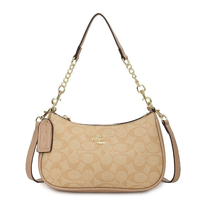 ⭐Fashion Signature Pink Convertible Shoulder & Crossbody Bag