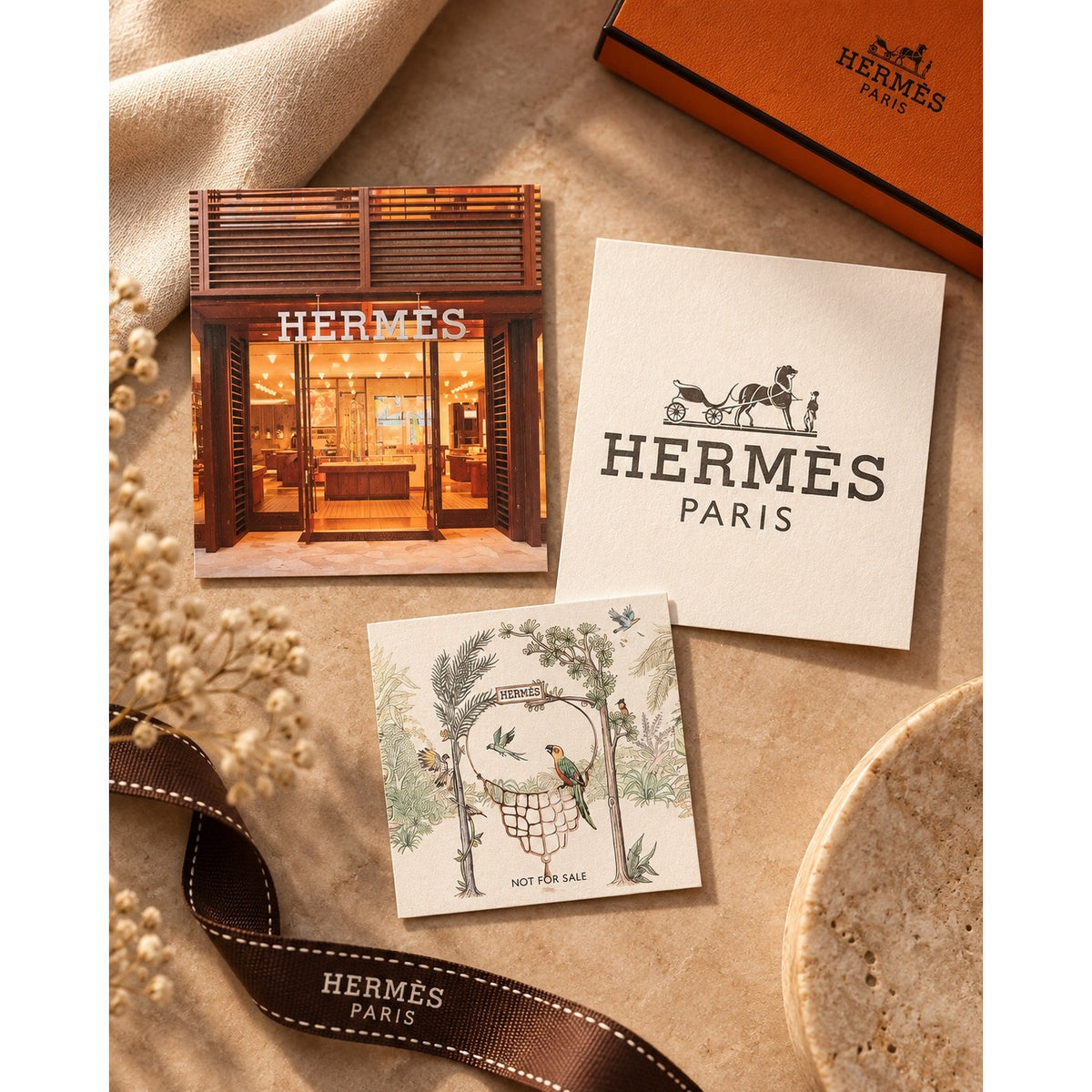 Hermès P'tit Arcon Shopping Bag with Matching Pouch | GWP Exclusive Canvas Shopper