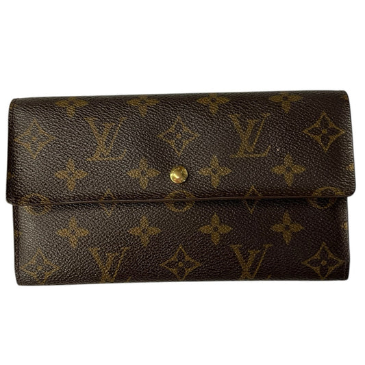 Louis Vuitton Monogram Porte Monnaie Tresor Long Wallet