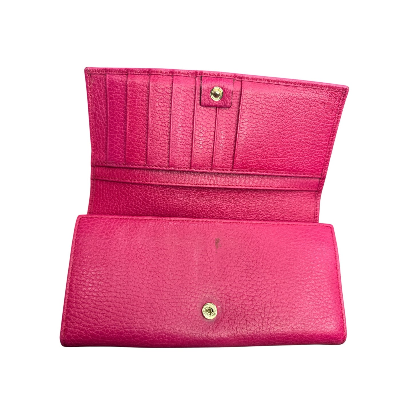 Gucci Magenta Swing Wallet