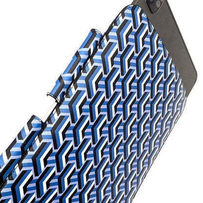 Prada Saffiano Leather Geometric Pattern iPad Case
