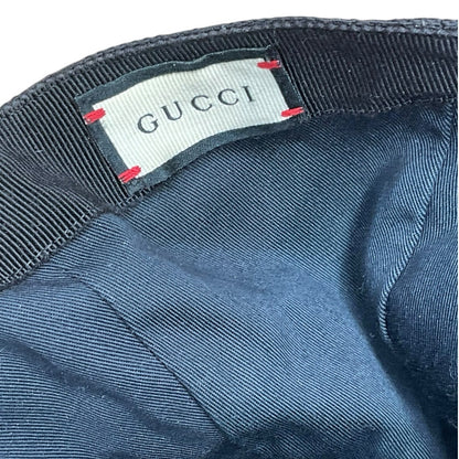 Gucci Baseball Cap Black Fabric A4659