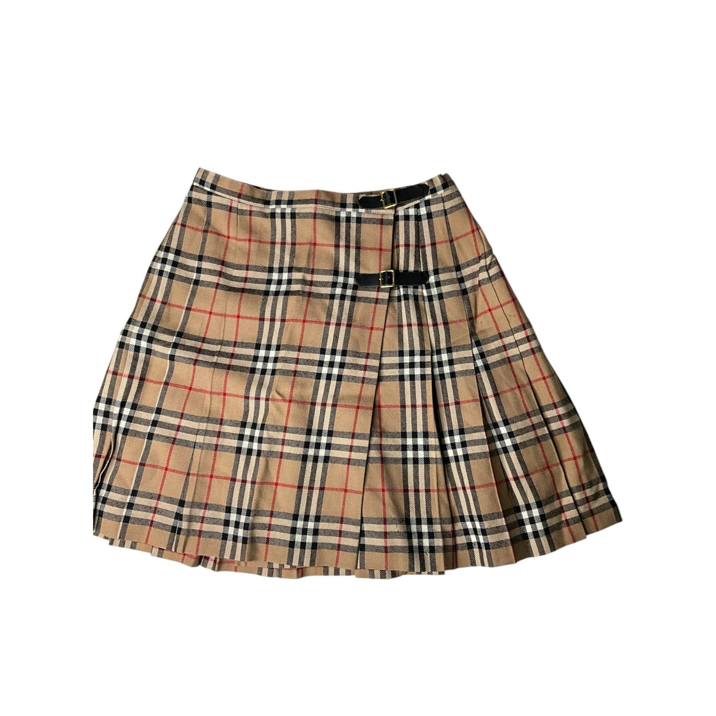 Burberry Novacheck Pleated Skirt