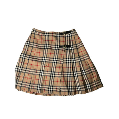 Burberry Novacheck Pleated Skirt