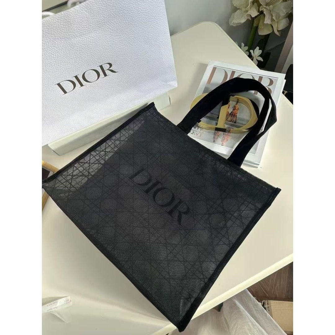 Dior Beauty Black Mesh Tote Bag – (GWP)