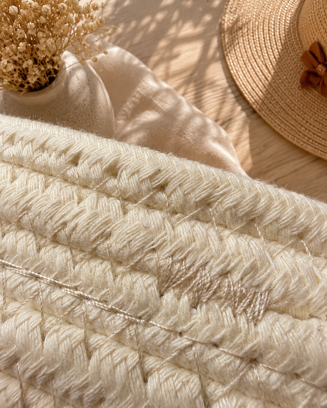Straw Woven Oversized Tote Bag