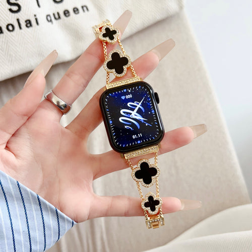 Clover Charm Fashion Smart Watch Band – Luxe Edition