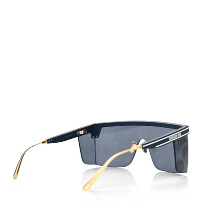 Christian Dior  Geometric Diorclub M1U Mask Sunglasses Matte Blue - Clairely Amazing