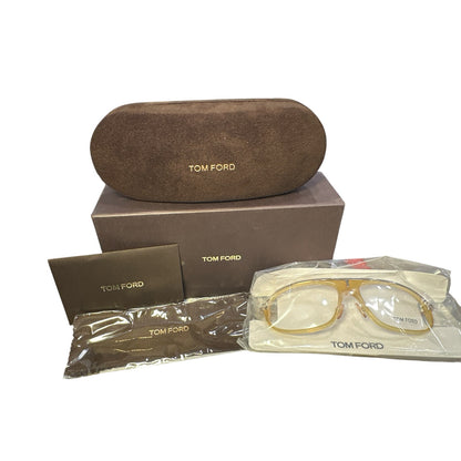 Tom Ford frame TF 5047 383 Acetate Brown - Yellow