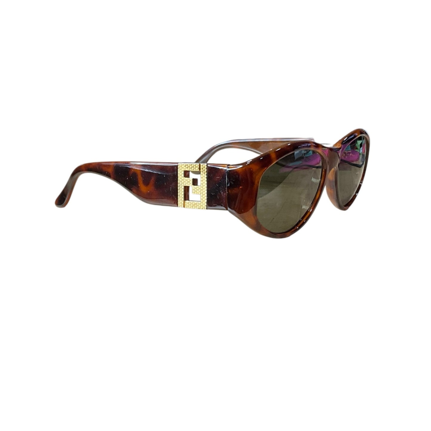Fendi Gold Zucca Shades
