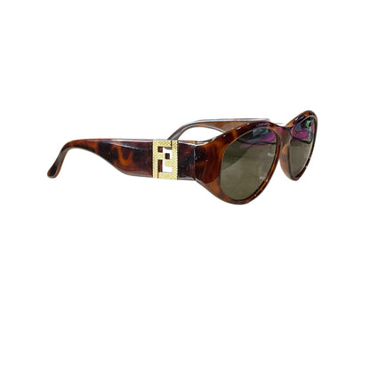 Fendi Gold Zucca Shades