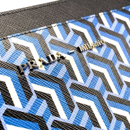 Prada Saffiano Leather Geometric Pattern iPad Case