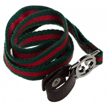 Gucci Web stripe lanyard/key chain