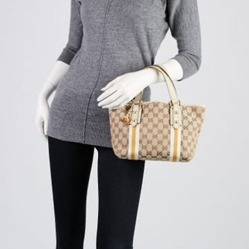 Gucci Sherry Line Canvas Small Handbag