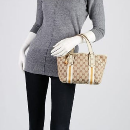 Gucci Sherry Line Canvas Small Handbag