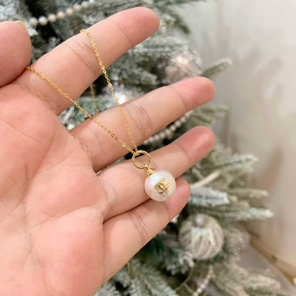 Chanel Pearl Pendant Necklace
