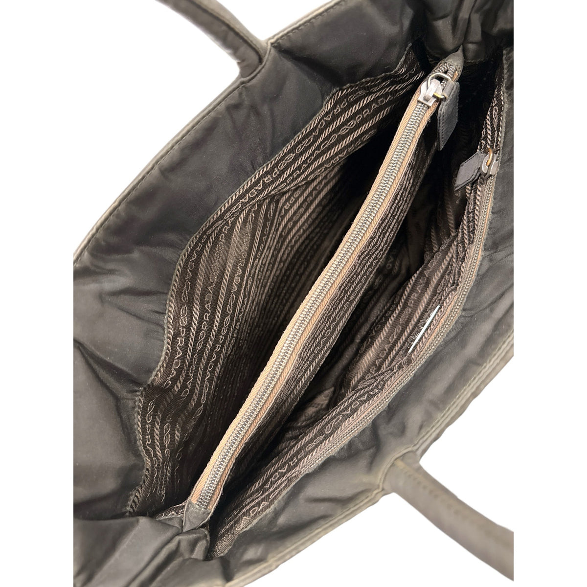Prada Tessuto Brown Bag