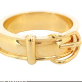 Hermes  Belt Buckle Scarf Ring Gold Plated - Clairely Amazing