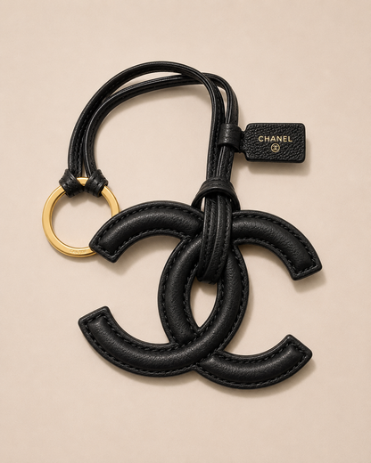 Chanel Leather GWP Bag Charm with Gift Box