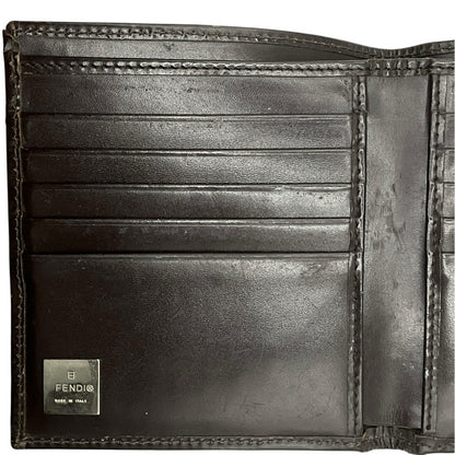 Fendi Brown Zucca Wallet
