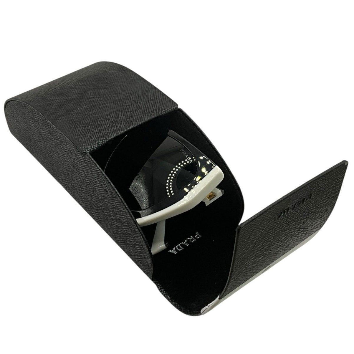 Prada Black/Talc-Dark Grey Sunglasses