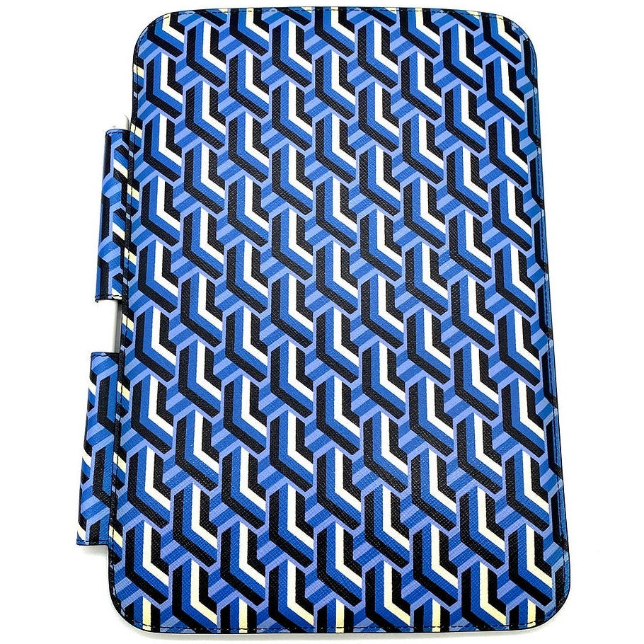 Prada Saffiano Leather Geometric Pattern iPad Case