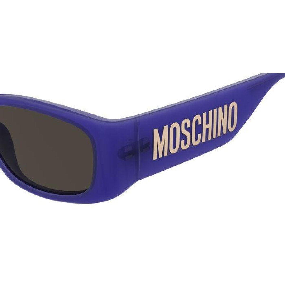 1001. Moschino Blue and Black SunglassesSporty Wrap-Around Design