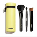 CHANEL GWP Travel Makeup Brush Set w/ Zipper Case (LIMITED EDITION)