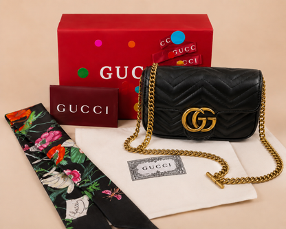 💎 Fashion Mini Quilted Chain Shoulder Bag Gift Set