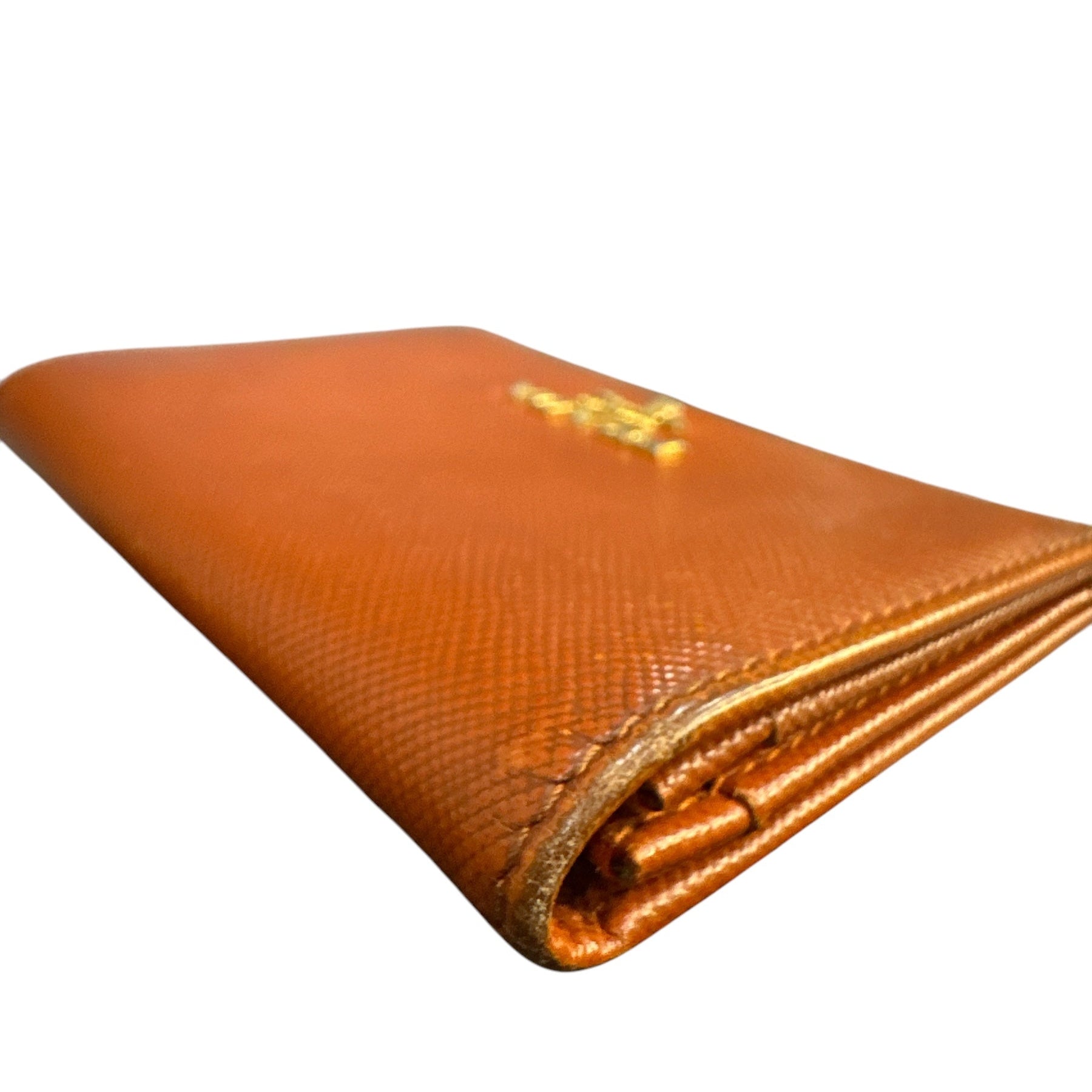 Prada Saffiano leather bifold card case - Clairely Amazing