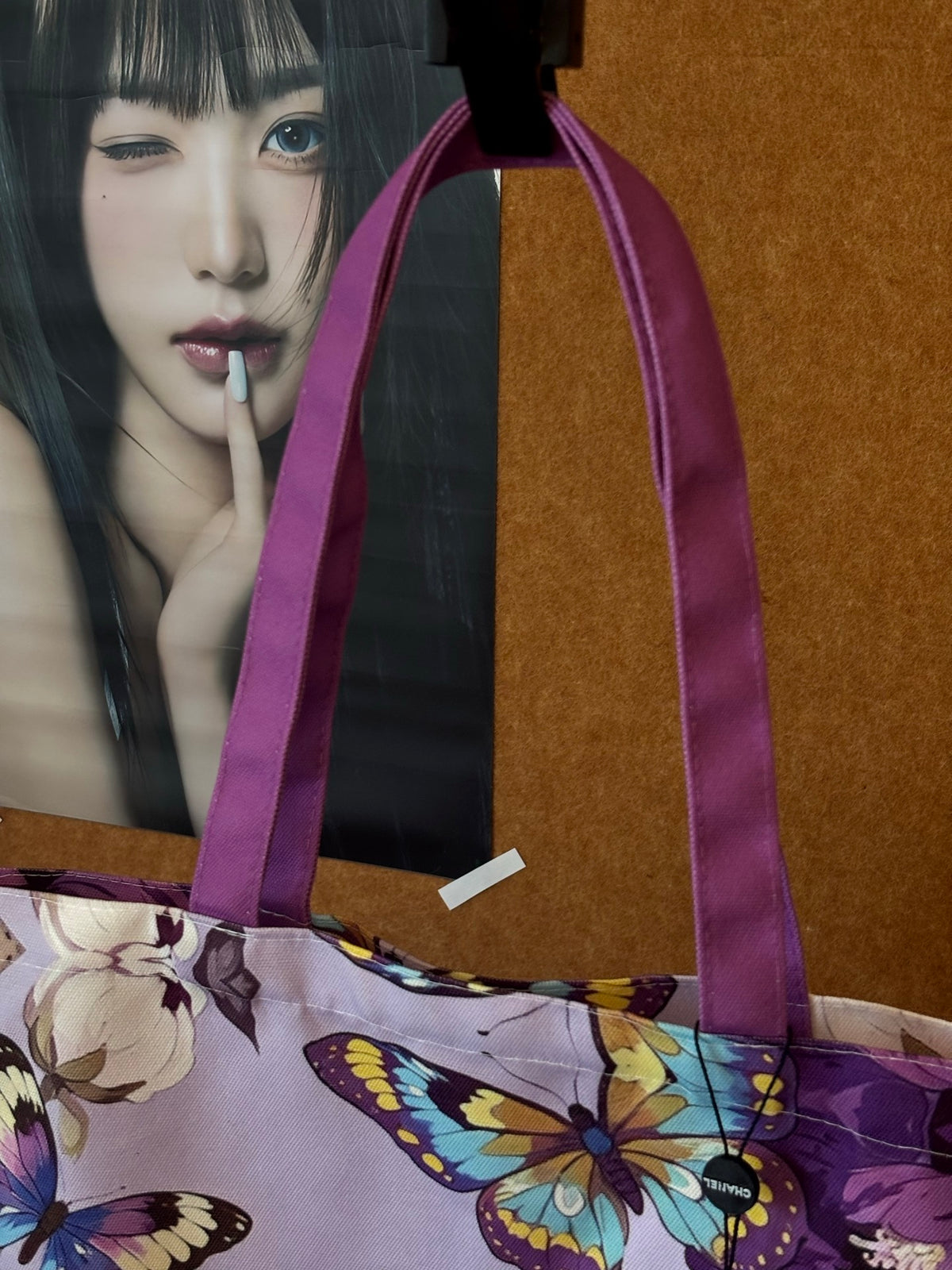 Lavender Butterfly & Hello Kitty Canvas Tote – GWP