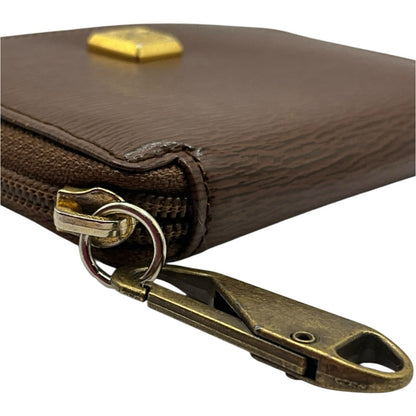 Dior Brown Zippy Card Case