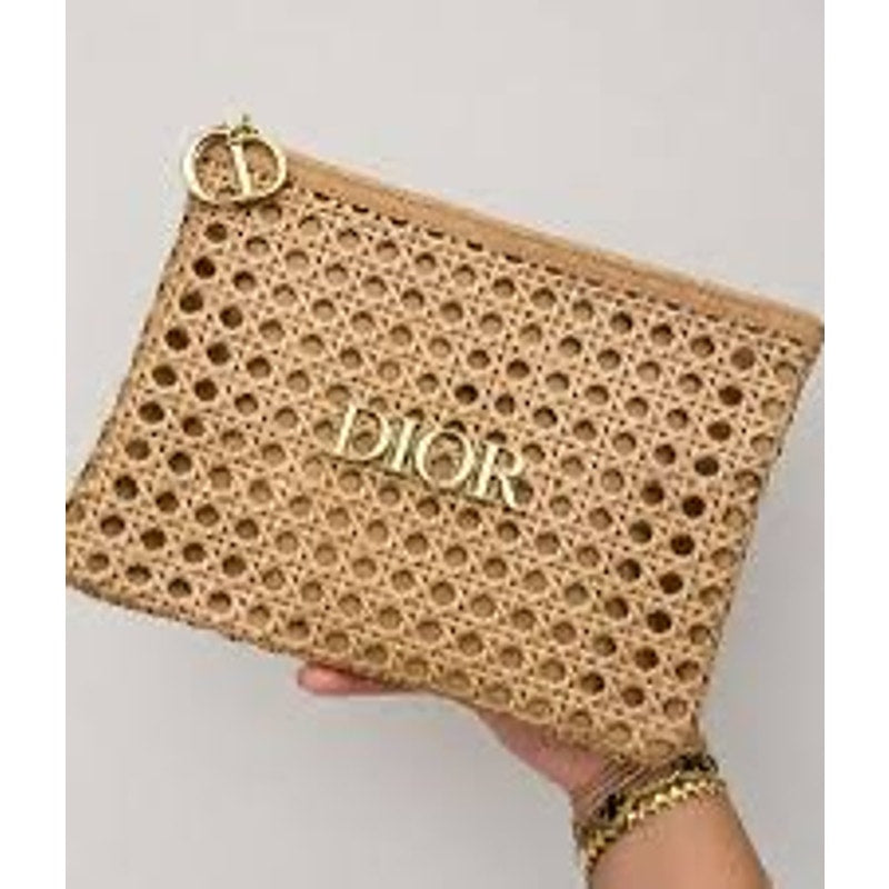 Dior Beauty Wicker Makeup Pouch (GWP) – 2026 Summer Design