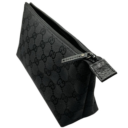 Gucci Black Canvas Pouch