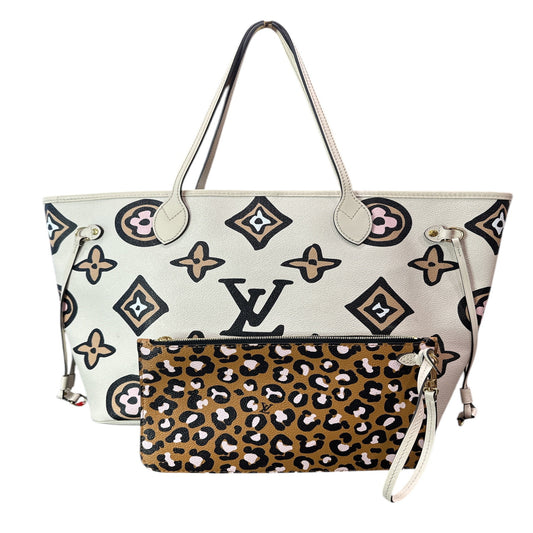Louis Vuitton Wild at Heart Neverfull leather Tote MM - Clairely Amazing